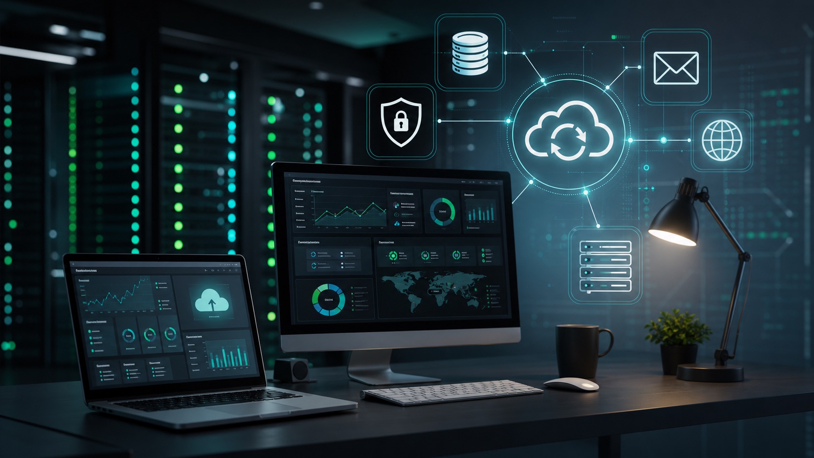 Gestione hosting, backup, sicurezza e monitoraggio tecnico